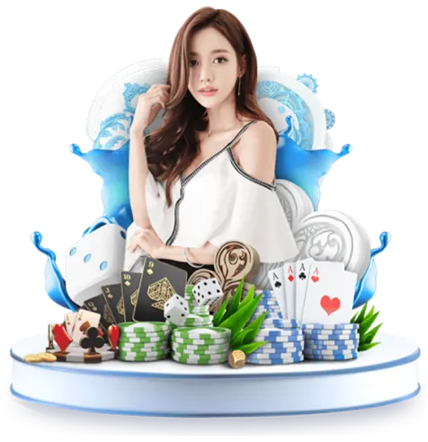 Bàn chơi Baccarat trực tuyến với các lá bài và chip cược